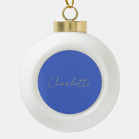 Calligraphie Or Couleur Deep Royal Nom personnalis