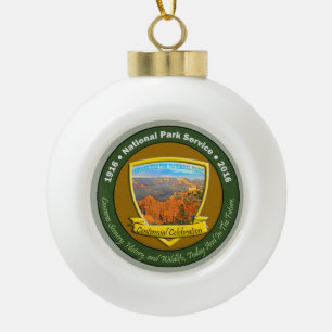 Boule En Céramique Canyon grand de Noël centennal de parc national