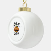 Boule En Céramique Cat-o'-Lantern 2 (Droite)