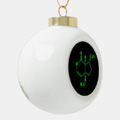 Boule En Céramique Catnip Nepetalactone Formule chimique moléculaire (Gauche)