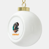 Boule En Céramique Catsmonaute Astronaut Chat Ou Chat Spatial (Droite)