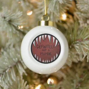 Boule En Céramique Certainement PAS un Mimic D&D Gaming Cadeaux