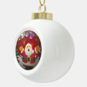 Boule En Céramique Chanter le Père Noël (Droite)