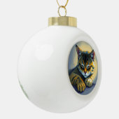 Boule En Céramique Chat endormi (Gauche)