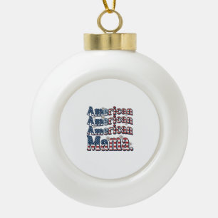 Boule En Céramique Chemise de gravure vintage patriotique American Ma