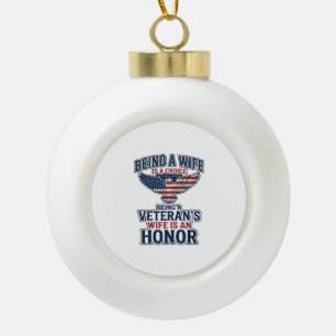 Boule En Céramique Chemise de l'aigle patriotique en l'honneur de l'é