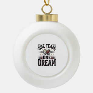 Boule En Céramique Chemise d'équipe sportive vintage One Team One Dre