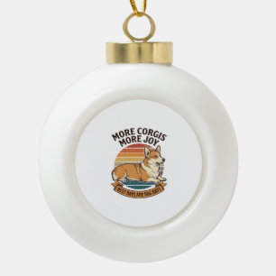 Boule En Céramique Chemise pour amateur de Corgi Gravure vintage Cita