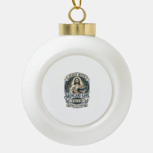 Boule En Céramique Chemisier Vintage Soins de peau Esthéticienne Jésu