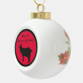 Boule En Céramique Chèvre noire Phillip noir délicieux Satanique (Droite)