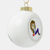 Boule En Céramique chibi foxy fille (Gauche)