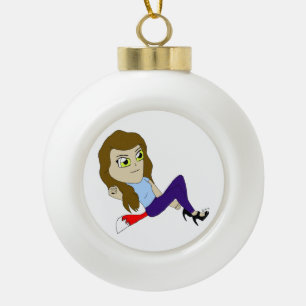 Boule En Céramique chibi foxy fille