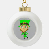 Boule En Céramique chibi leprechaun (Devant)