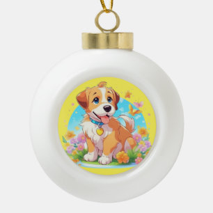 Boule En Céramique Chien chiot mignon