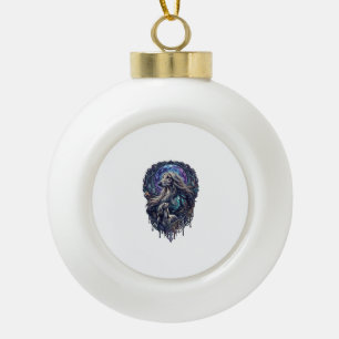 Boule En Céramique Chien Crystal Moon Forêt Enchantée_1
