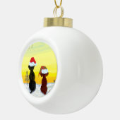 Boule En Céramique christmas springador (Droite)