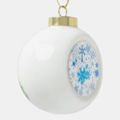 Boule En Céramique Chute de neige de Noël (Gauche)