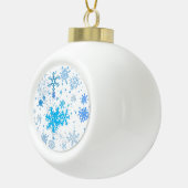 Boule En Céramique Chute de neige de Noël (Droite)