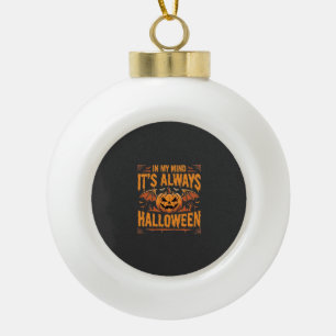 Boule En Céramique Citrouille Chauve-Souris Vector Design Halloween T