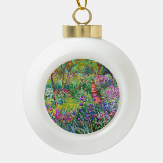 Boule En Céramique Claude Monet : Le jardin d'Iris à Giverny