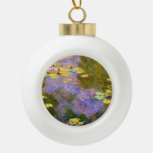 Boule En Céramique Claude Monet : Nénuphars (Devant)
