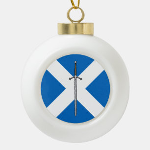 Boule En Céramique Claymore et Saltire