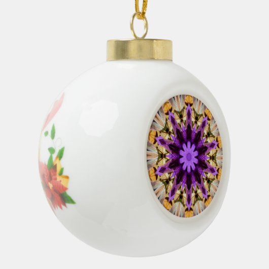 BOULE EN CÉRAMIQUE CLEMATIS (Gauche)