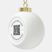 Boule En Céramique Code QR téléchargé Plus Texte circulaire modifiabl (Droite)