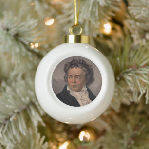 Boule En Céramique Compositeur de Musique Maître Ludwig Beethoven Sym