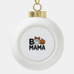Boule En Céramique Conception de chemise de maman fantôme Halloween c