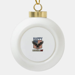 Boule En Céramique Conception de chemise patriotique de la fête des a