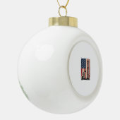 Boule En Céramique Conception de chemise vectorielle du drapeau améri (Gauche)