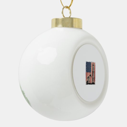 Boule En Céramique Conception de chemise vectorielle du drapeau améri (Gauche)