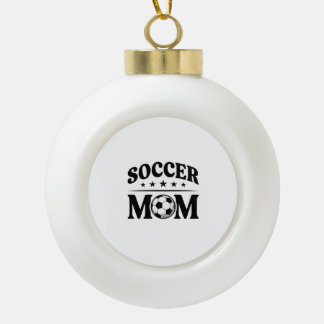 Boule En Céramique Conception de vecteur de chemise de maman de footb