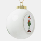 Boule En Céramique Cool Snowman (Gauche)