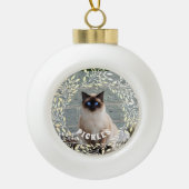 Boule En Céramique Couronne végétale feuillue douce pour chat de comp (Devant)