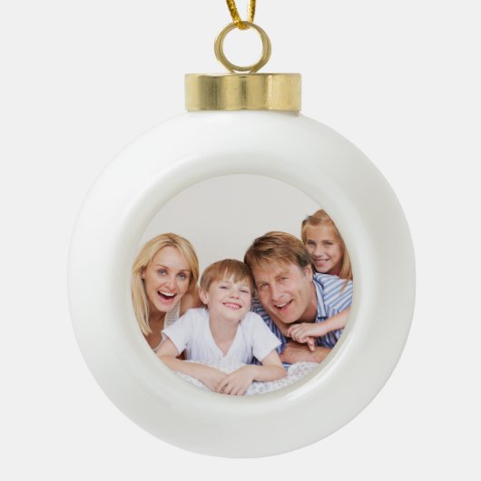 Boule En Céramique Create Your Own Photo Custom Pic DIY (Devant)