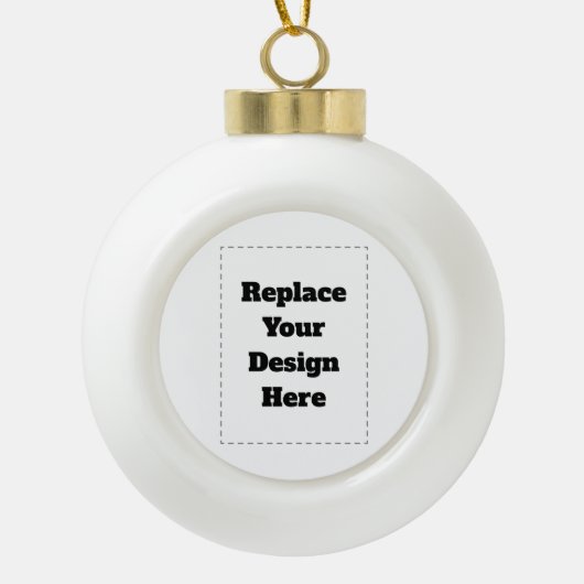 Boule En Céramique Create Your Own white (Devant)