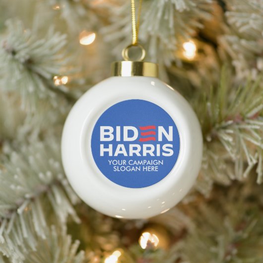 Boule En Céramique Créez votre propre Biden Harris 2024 (Arbre)