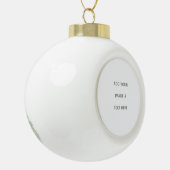 Boule En Céramique Créez votre propre blanc  (Gauche)