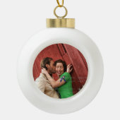 Boule En Céramique Créez votre propre modèle photo fait sur commande (Devant)