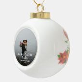 Boule En Céramique Créez votre propre photo First Christmas ensemble (Droite)