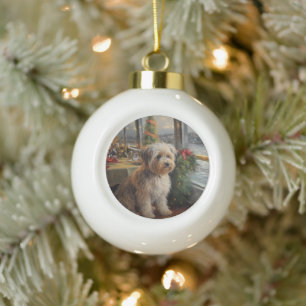 Boule En Céramique Croisière de Noël Biewsome Terrier : Pawsome Holid