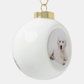 Boule En Céramique customisé avec la photo de animal de compagnie mém (Gauche)