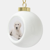 Boule En Céramique customisé avec la photo de animal de compagnie mém (Droite)