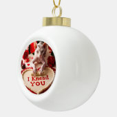 Boule En Céramique Cute Hairless Sphynx Chat Kitten Je Vous Pense Per (Droite)