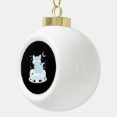 Boule En Céramique Cute Halloween Kitten Chat Gothique Esthétique Ess (Droite)