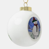 Boule En Céramique Cute Snowman (Gauche)