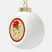 Boule En Céramique Danse Bébé Anges Noël Ornament (Droite)