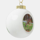 Boule En Céramique Deer, Personnaliser avec le nom (Gauche)